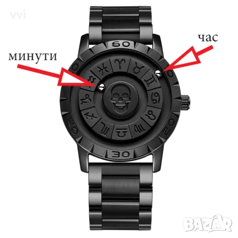 Мъжки часовник FoxBox Creative Magnetic Quartz, снимка 2 - Мъжки - 51047059