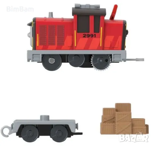 Оригинално моторизирано влакче Thomas & Friends - Motorized Salty / FISHER PRICE , снимка 2 - Влакчета, самолети, хеликоптери - 48234956