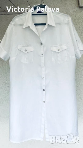 Ленена риза-туника YOUR SIXTH SENSE , снимка 7 - Туники - 50716302