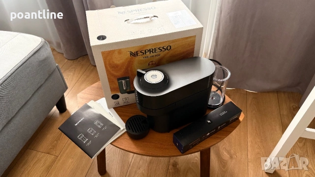 + гаранция Кафемашина с капсули Nespresso Vertuo Pop + подарък кафе капсули