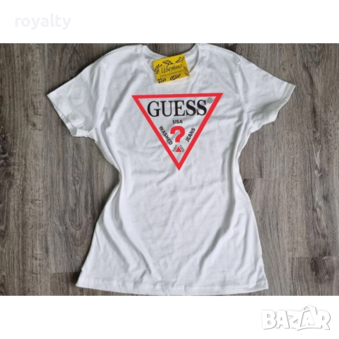 Guess Бяла Бебешка Тениска 