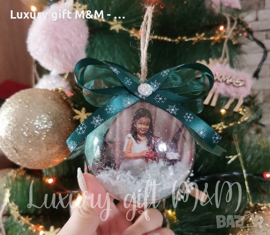 промо цена -Коледна топка със снимка; Коледни топки със снимка , снимка 14 - Коледни подаръци - 38288634