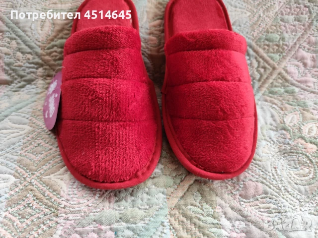 Дамски домашни чехли нови N37, снимка 2 - Чехли - 51223165