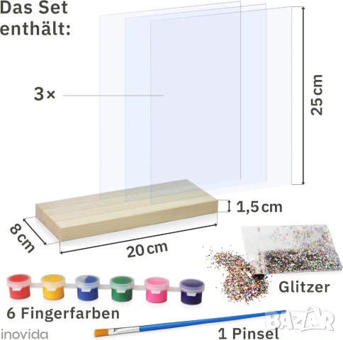 Комплект за семейни отпечатъци INOVIDA, снимка 3 - Рисуване и оцветяване - 53450455