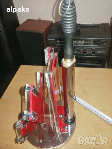 Продавам швейцарска, въртяща се стойка за ножове, Bachmayer, неръждъвейка, снимка 3 - Други - 43480910