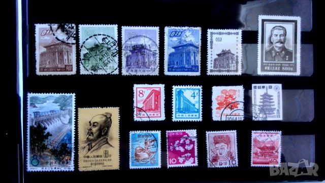 Стари Пощенски марки Китай, снимка 4 - Филателия - 39108963