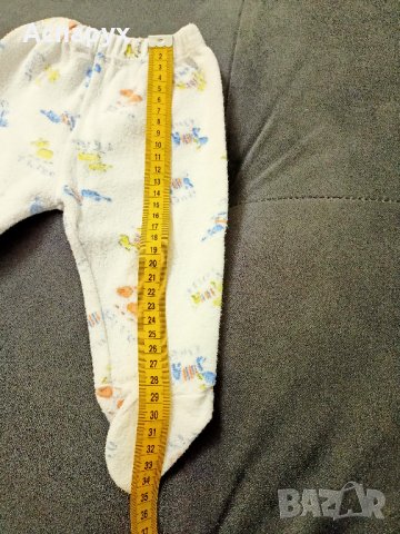 Бебешки хавлиени ританки 0-3 месеца, снимка 3 - Панталони и долнища за бебе - 43243915