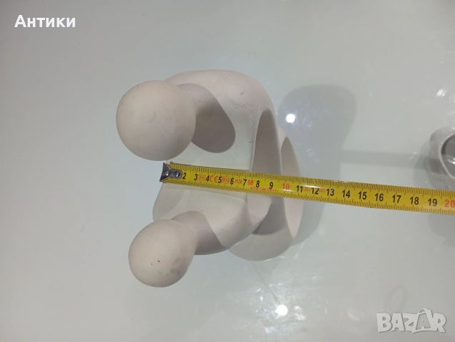 Голяма стара статуетка с влюбена двойка , снимка 6 - Декорация за дома - 52661479
