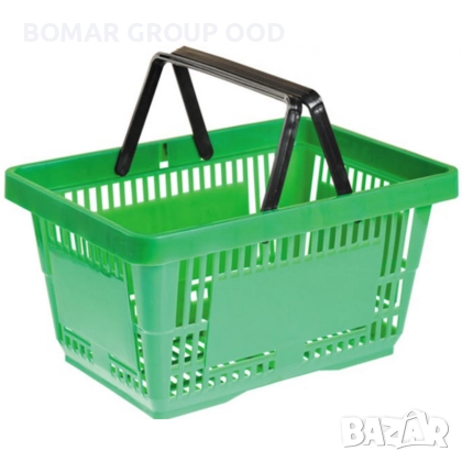 Пластмасова кошница 22 литра зелена
