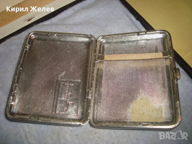 СТАРА РЕТРО - ВИНТИДЖ КОРЕКЦИОНЕРСКА СССР ПОСРЕБРЕНА ЕМАЙЛИРАНА ТАБАКЕРА 32198, снимка 3 - Колекции - 38289017