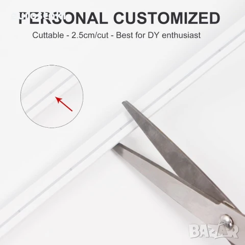 EXTRASTAR LED водоустойчива лента неонова 5 метра 12V 120 светодиода 8.5W/M IP65, гъвкава, снимка 5 - Лед осветление - 51091302