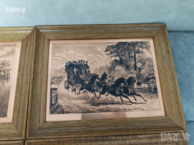 Гравюри върху мед, картина 31/25 см, снимка 11 - Картини - 52697189