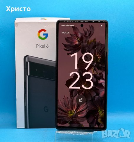 Google Pixel 6, 6GB RAM, 128GB, Dual SIM, Stormy Black, снимка 1 - Други - 43698801