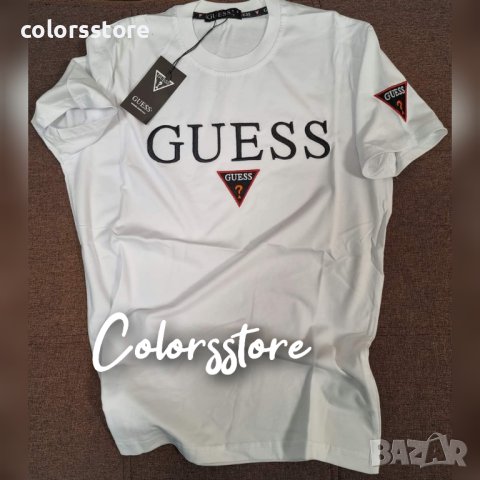 Въжка бяла тениска Guess КОДVL 507