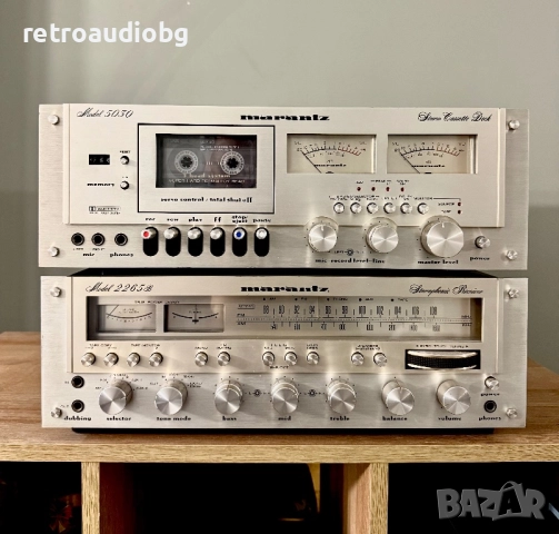 🔉ТОП Колекционерски ретро сет MARANTZ - ресивър Marantz 2265B + триглав дек Marantz 5030+ опция гра