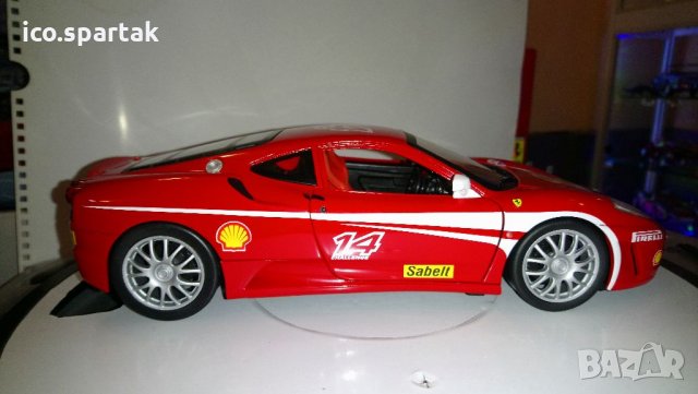 Ferrari 1 18 430 Challenge Hot whеels black , снимка 6 - Колекции - 32338202
