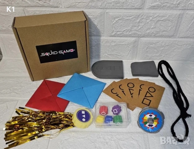 Голям Комплект игрите на Скуид Гейм, Squid Game, игри на калмари, снимка 2 - Образователни игри - 50773408