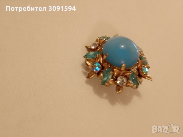 Винтидж съветска брошка Бронз, снимка 2 - Други - 44052297