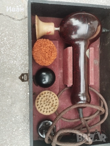 Антикварен масажор за лице 1920-1945, снимка 6 - Антикварни и старинни предмети - 52100441