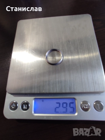 Халка от платина , снимка 2 - Пръстени - 51810658