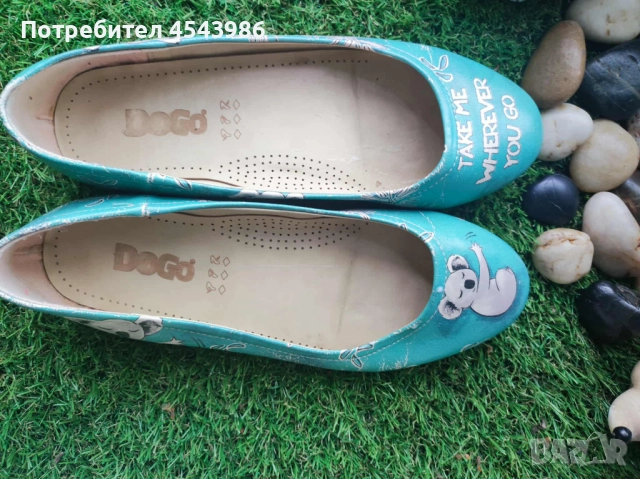 Дамски обувки DOGO от веган кожа с равна подметка - Коали, снимка 2 - Дамски ежедневни обувки - 51677215