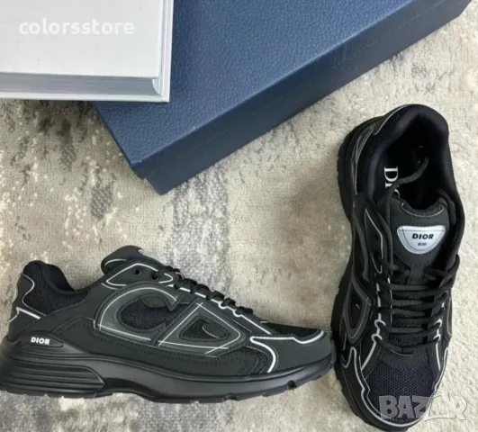 Мъжки черни маратонки  Dior/BR67z, снимка 3 - Маратонки - 49941287