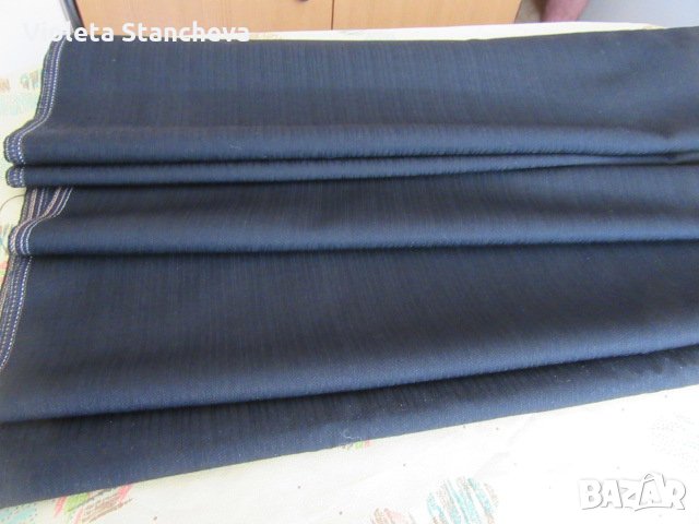 НАСИТЕНО ЧЕРЕН ЛУКСОЗЕН ПЛАТ ЗА КОСТЮМ, снимка 3 - Други - 32894835