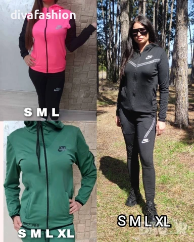 ✅Дамски екип Найк с качулка.✅Удобен,практичен, качествен!