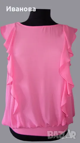 Елегантна туника. Топ фуксия. , снимка 2 - Туники - 50140922