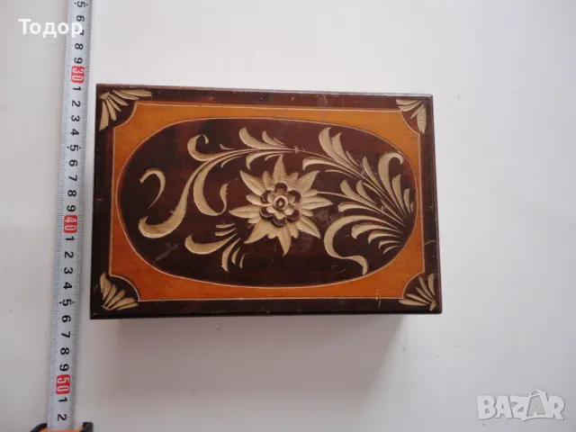 Невероятна дървена кутия за бижута дърворезба 6, снимка 2 - Антикварни и старинни предмети - 49619012