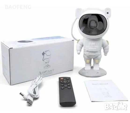 %Нови Астронавт 3 модела Детска нощна лампа звездно небе проектор 360 модел ULT Galaxy Star Project , снимка 13 - Друга електроника - 43378248