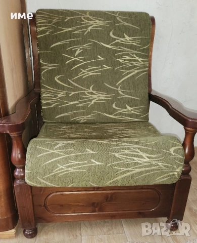 Разтегателен диван и 2 фотьойла