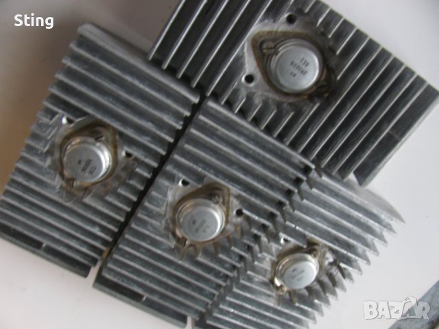 Яки  Транзистори  2N 3055  с  Масивни  Радиатори  Отлични, снимка 3 - Ресийвъри, усилватели, смесителни пултове - 44101083