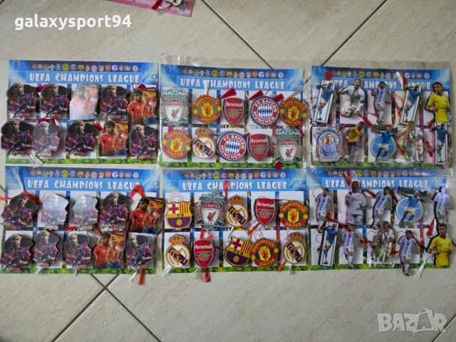 Мартеници на отбори реал барселона левски цска роналдо меси 5бр: 19лв, снимка 8 - Футбол - 53330006
