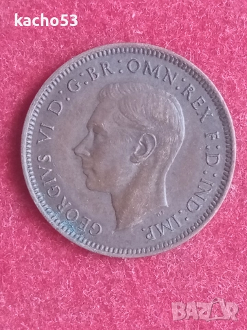1 фартинг 1940 г. Великобритания., снимка 2 - Нумизматика и бонистика - 52887221