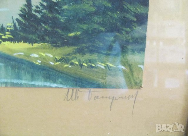 Стара Картина Подписана, снимка 3 - Картини - 43113113