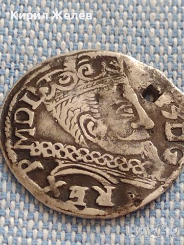 Сребърна монета 1597г Олнус Сигизмунд трети за КОЛЕКЦИЯ 24410, снимка 5 - Нумизматика и бонистика - 42930194