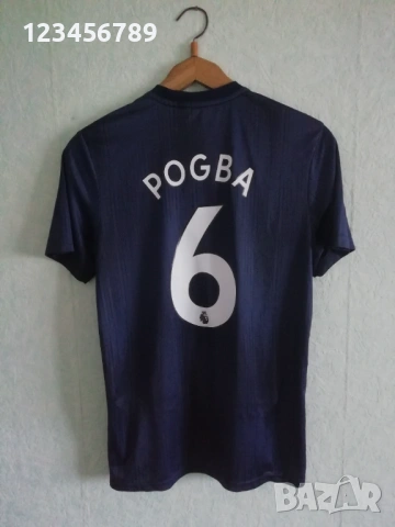 Manchester United Pogba Adidas оригинална тениска фланелка трети екип Манчестър Юнайтед Погба 