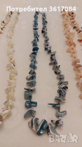 Колие, гердан, огърлица от естествен седеф, снимка 5 - Колиета, медальони, синджири - 39379285