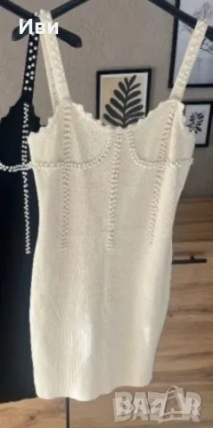 Дамска рокля с перли