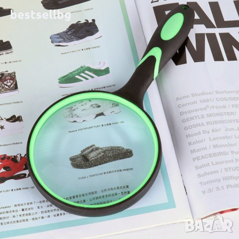 Професионална увеличителна джобна ръчна лупа голямо увеличение 10x четене злато книги телефон деца, снимка 2 - Други инструменти - 25399603