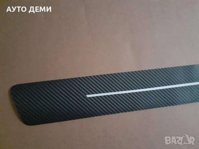 Карбонови стикери за прагове с емблема и надпис Форд Ford кола автомобил пикап бус ван, снимка 7 - Аксесоари и консумативи - 44168366