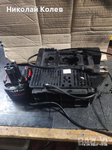 Зарядно и батерия Бош., снимка 2 - Винтоверти - 40401335