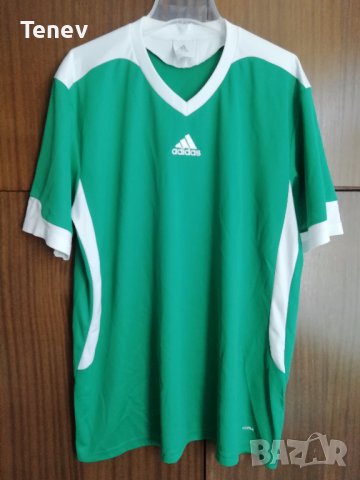 Adidas страхотна зелена оригинална тениска фланелка Адидас размер L
