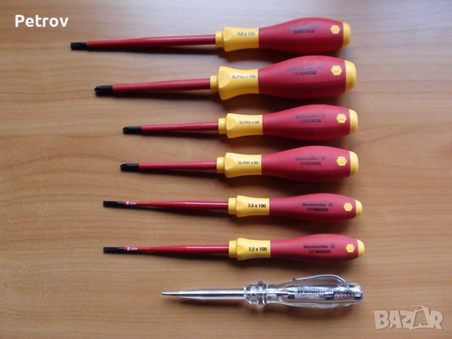 Weidmüller / Wiha - Made in Germany - PROFI VDE 1000 V Висококачественни ЧИСТО НОВИ Корави Отверки!!, снимка 11 - Клещи - 39203611