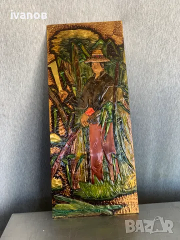 медна картина пано