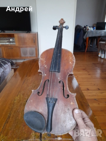 Стара цигулка, снимка 2 - Струнни инструменти - 53335168