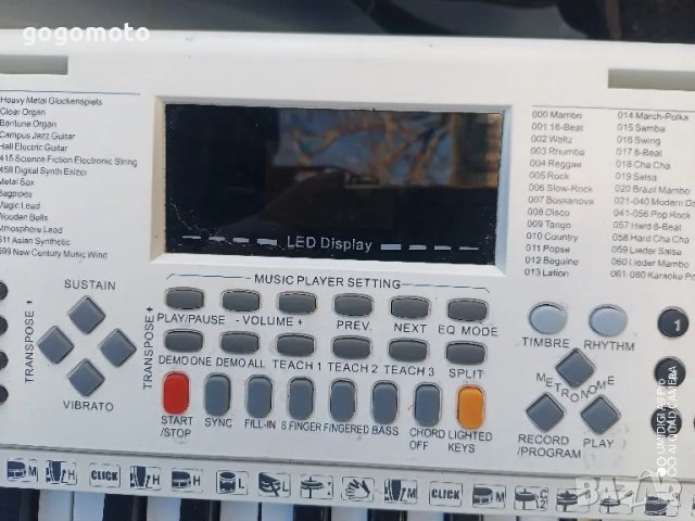 пиано, 🎹, йоника, синтезатор Vangoa VGK6101, клавир, USB,  пияно, миди, орган, снимка 6 - Синтезатори - 48681727