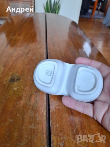 Стара порцеланова солница #13, снимка 3 - Други ценни предмети - 37063143