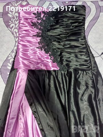 Сатенена официална рокля. , снимка 3 - Рокли - 43355721